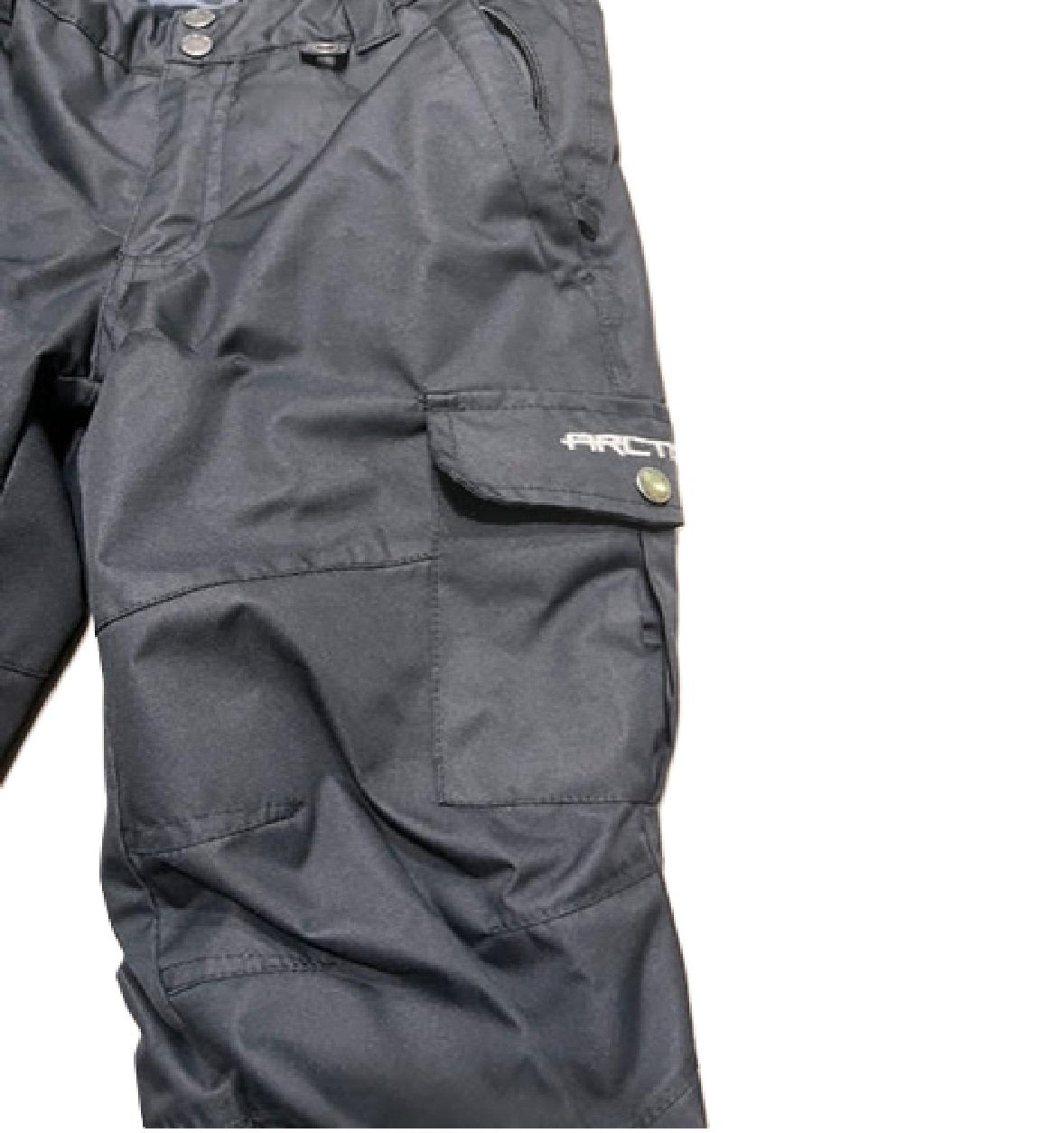 Arctix A6 Youth Thermal Ski Pants - Medium Black, Insulated Winter Snow Pants BM1