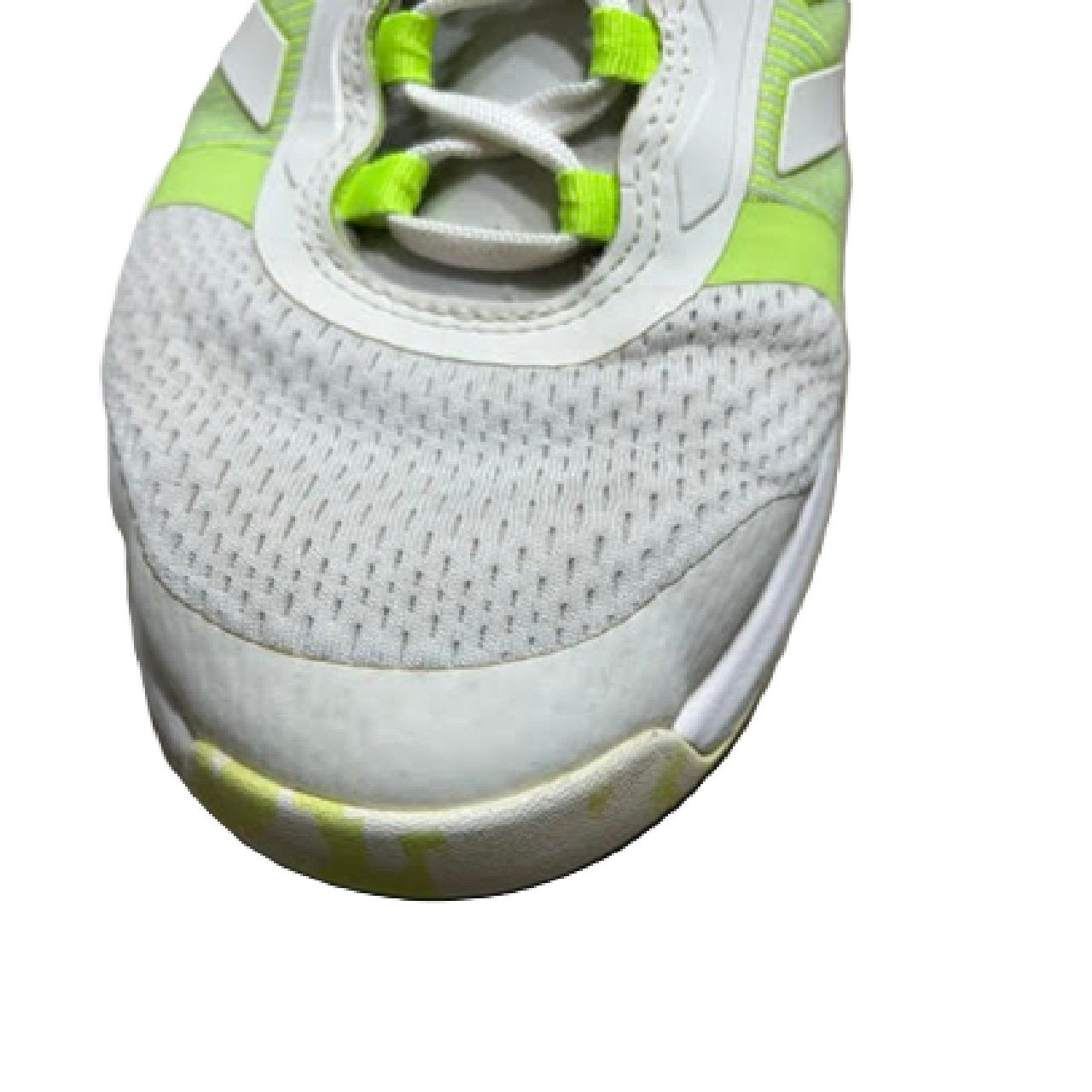 adidas Zoysia Spikeless Women's Golf Shoe US 7 Cloud White/Lucid Lemon-BM1