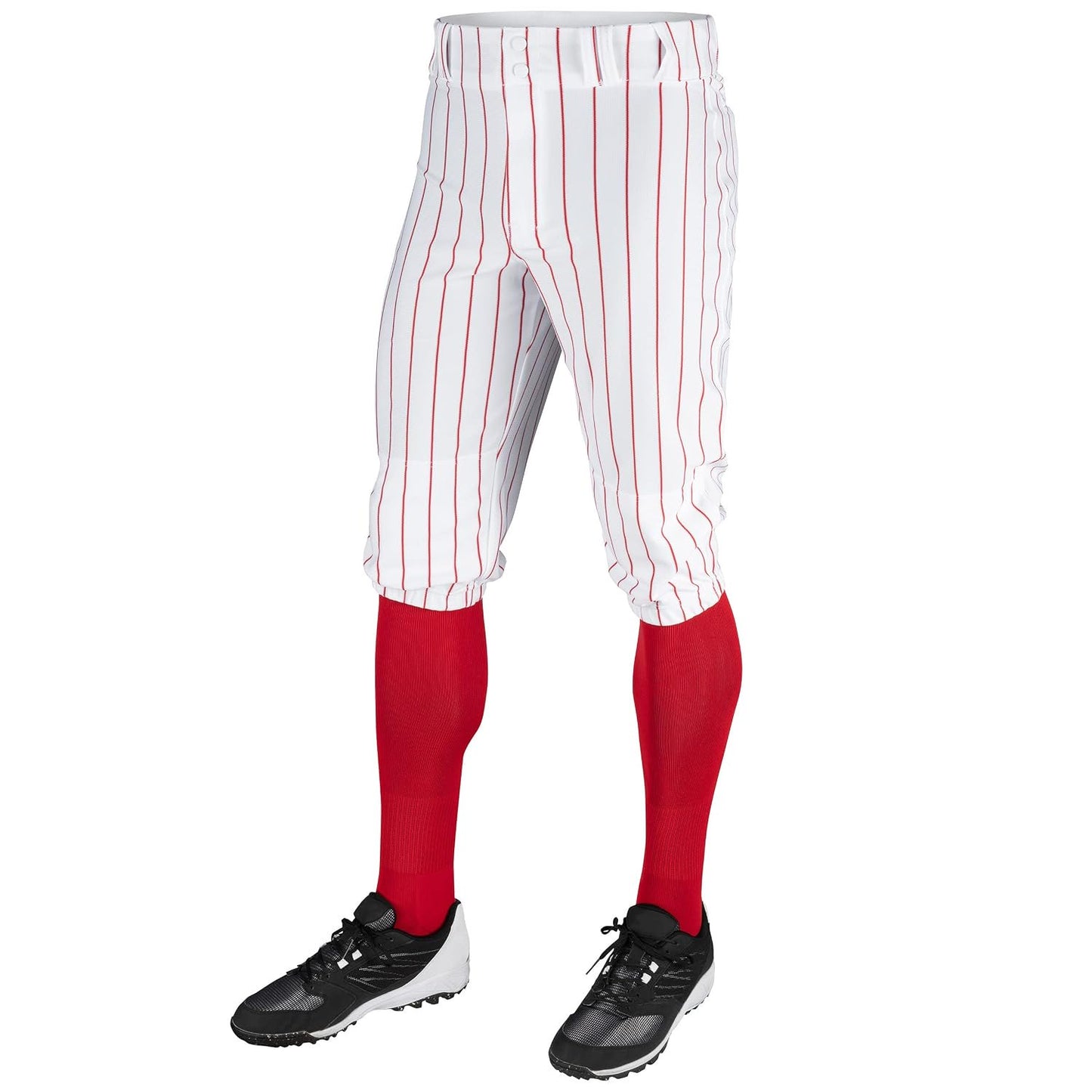 Champro Mens Triple Crown Baseball Pants Knickers w/ Red Pinstripes Medium