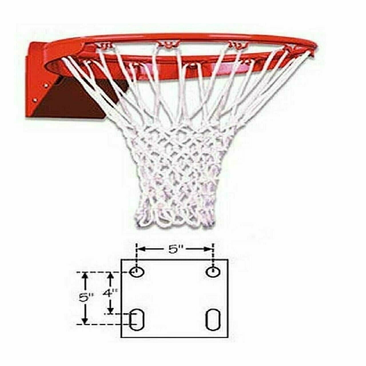 First Team FT187 Basketball Rim Flex Rim Super-Duty Flex Rim