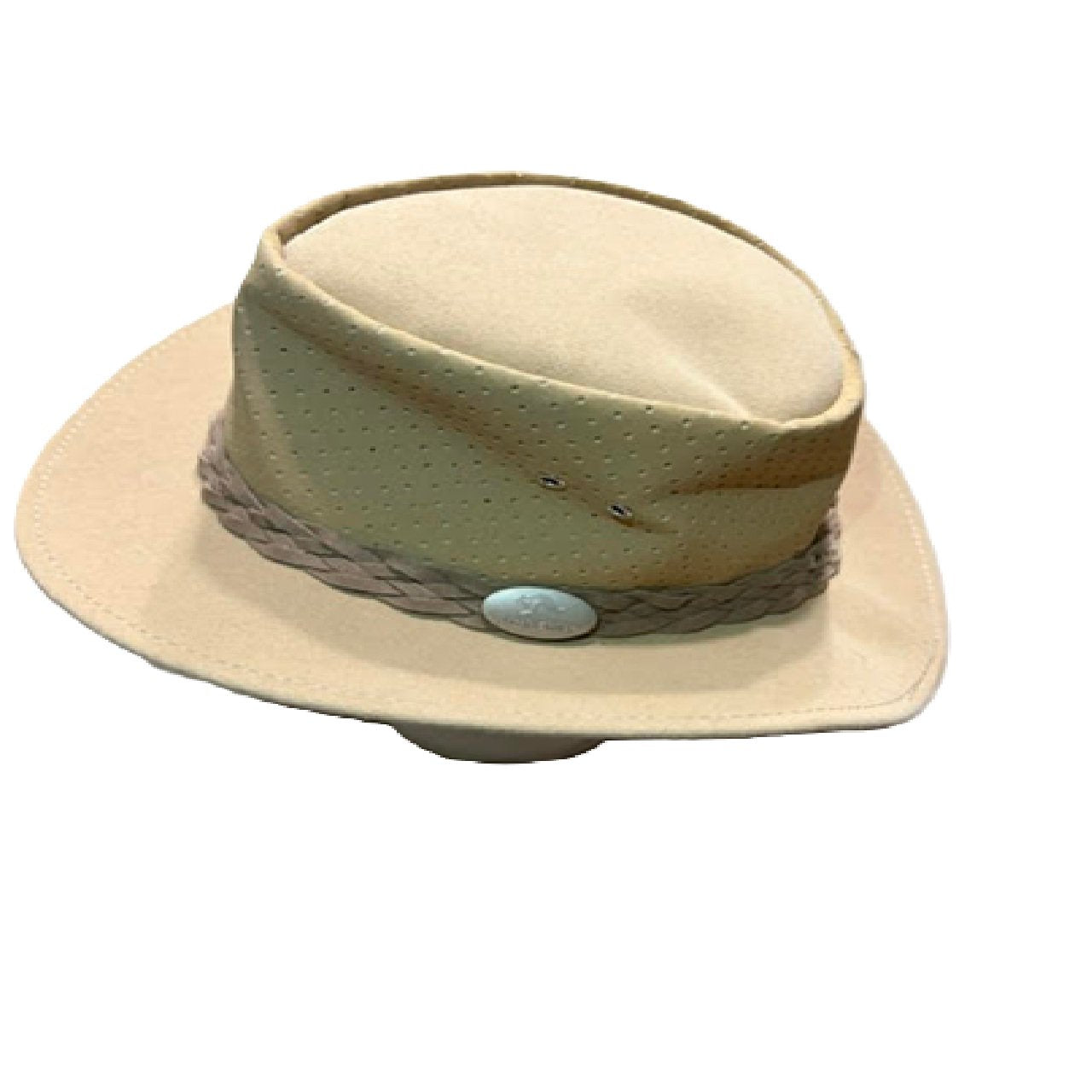 Aussie Chiller Bushie Perforated Outdoor/Beach/Golf Hat Size L BM1