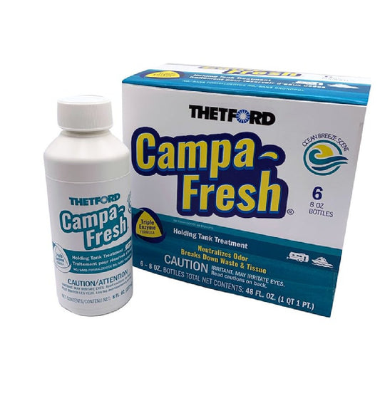 Thetford Campra-Fresh Waste Holding Tank Treatment 6- 8 oz bottles
