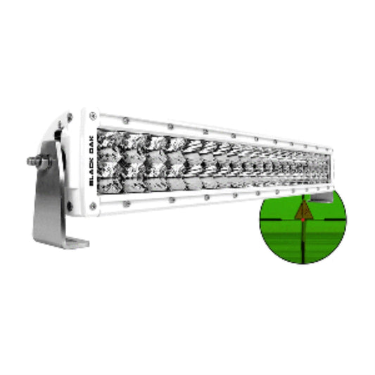 Black Oak Pro Series Double Row Combo Infrared 20" 850nm Light Bar - White