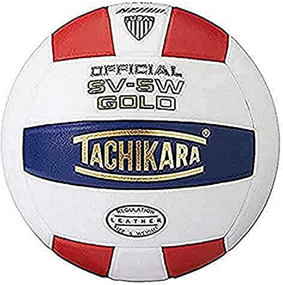 Tachikara SV5W Gold Competition Premium Leather Volleyball