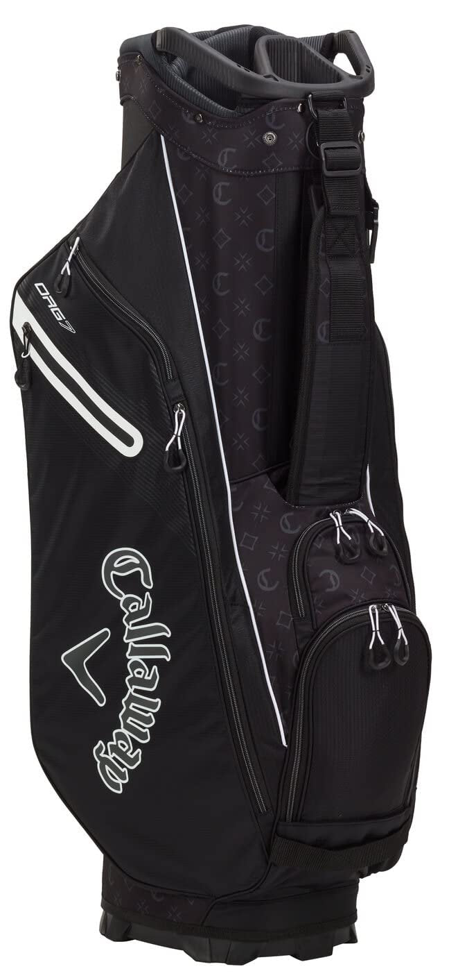 Callaway Golf 2021 ORG 7 Cart Bag, Black/Print/Charcoal