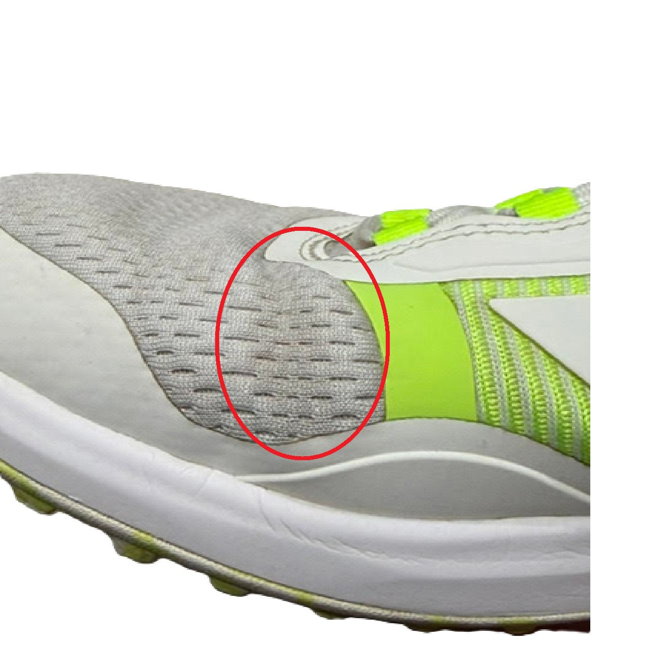 adidas Zoysia Spikeless Women's Golf Shoe US 7 Cloud White/Lucid Lemon-BM1
