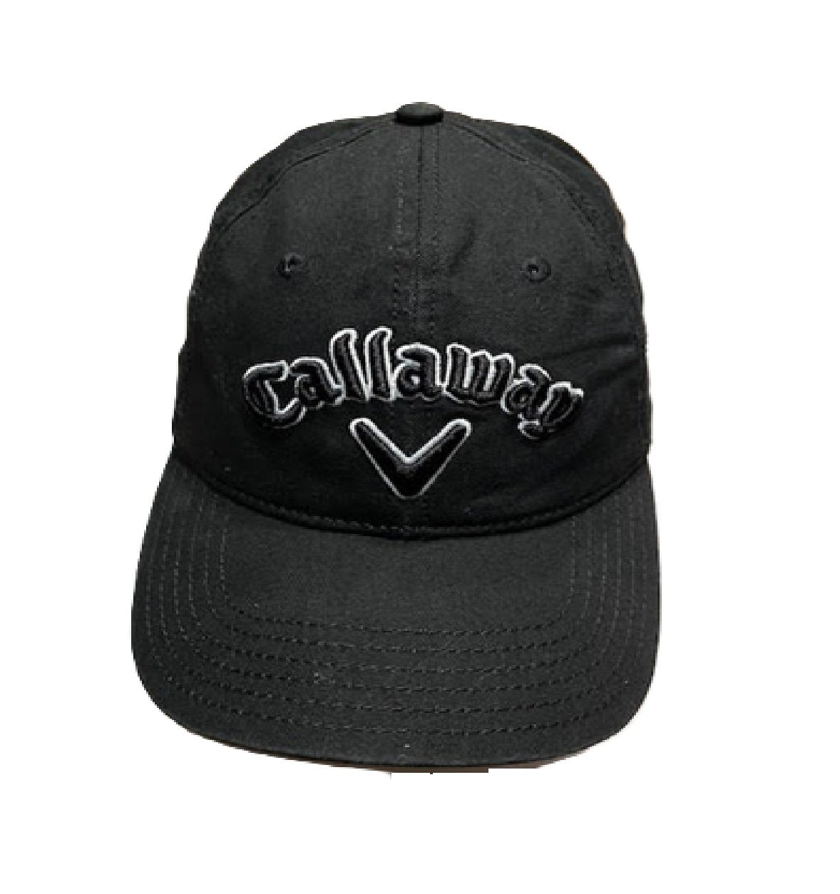 Callaway Black Adjustable 100% Cotton Golf Hat