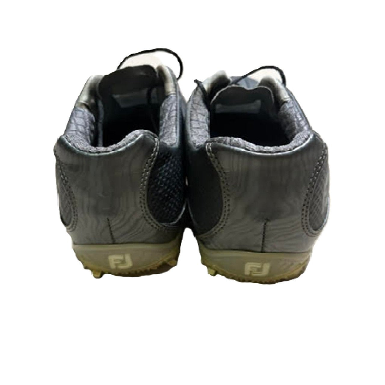 FootJoy D.N.A. Men's Golf Shoes - Black Spiked Leather, US Size 7M