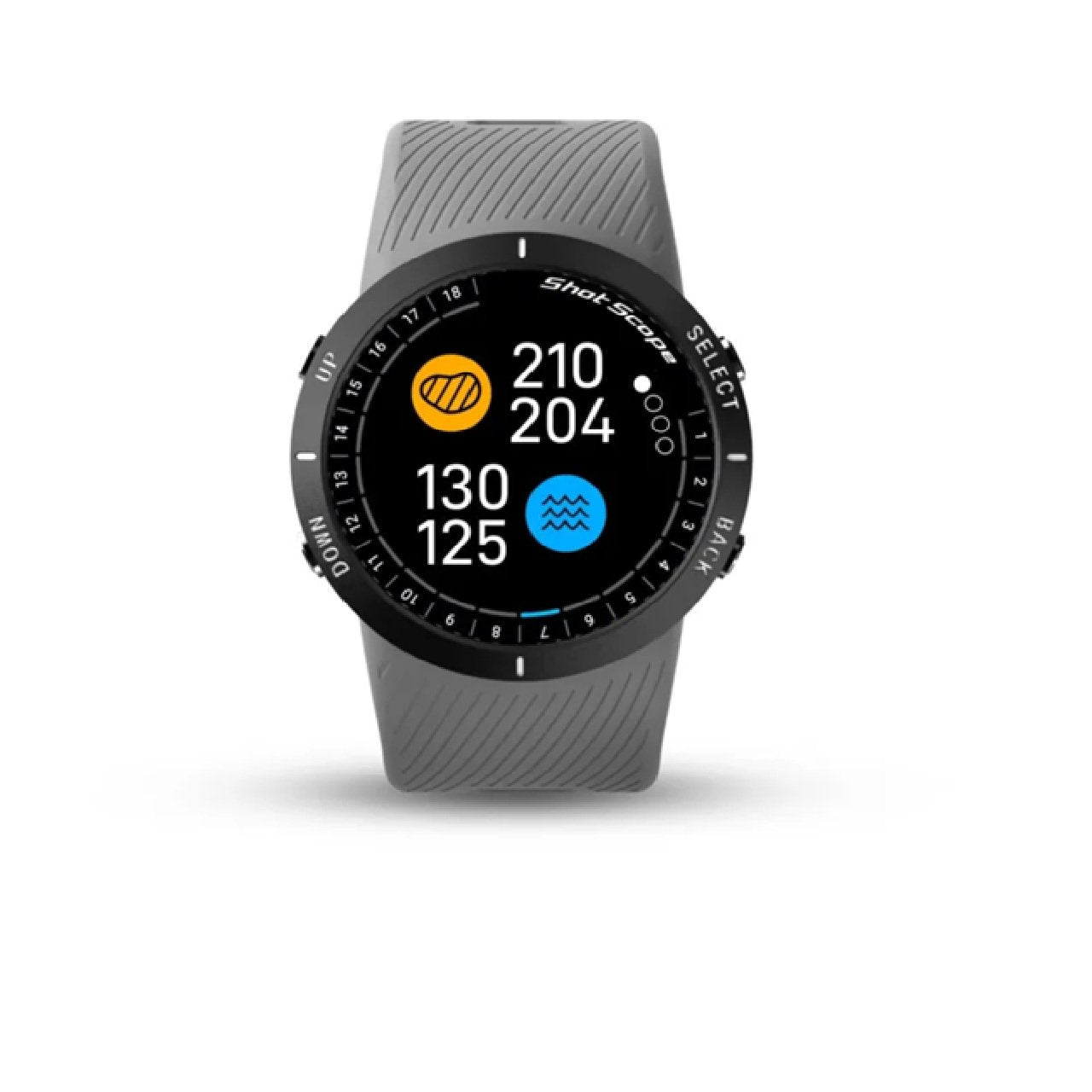 Shot Scope V5 GPS and Automatic Performance Tracking Golf Watch - Grey