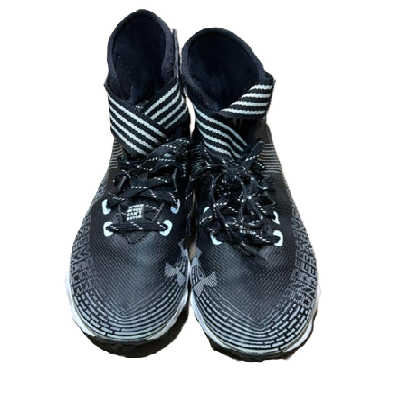 Under Armour Highlight Franchise Jr. Football Cleats - Youth Size 5Y Black White BM1