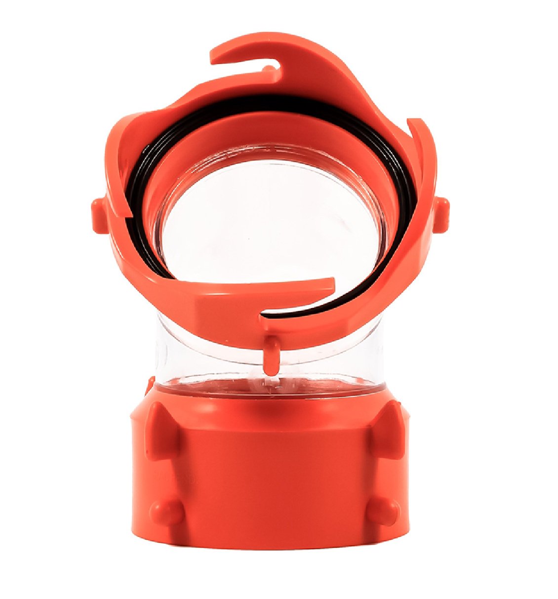 Camco RhinoFLEX 45-Degree Swivel Fitting Clear RV Sewer Hose Fitting