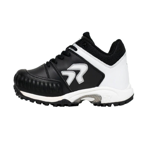 Ringor Flite Softball Turf Shoes with Pitching Toe Women's Black