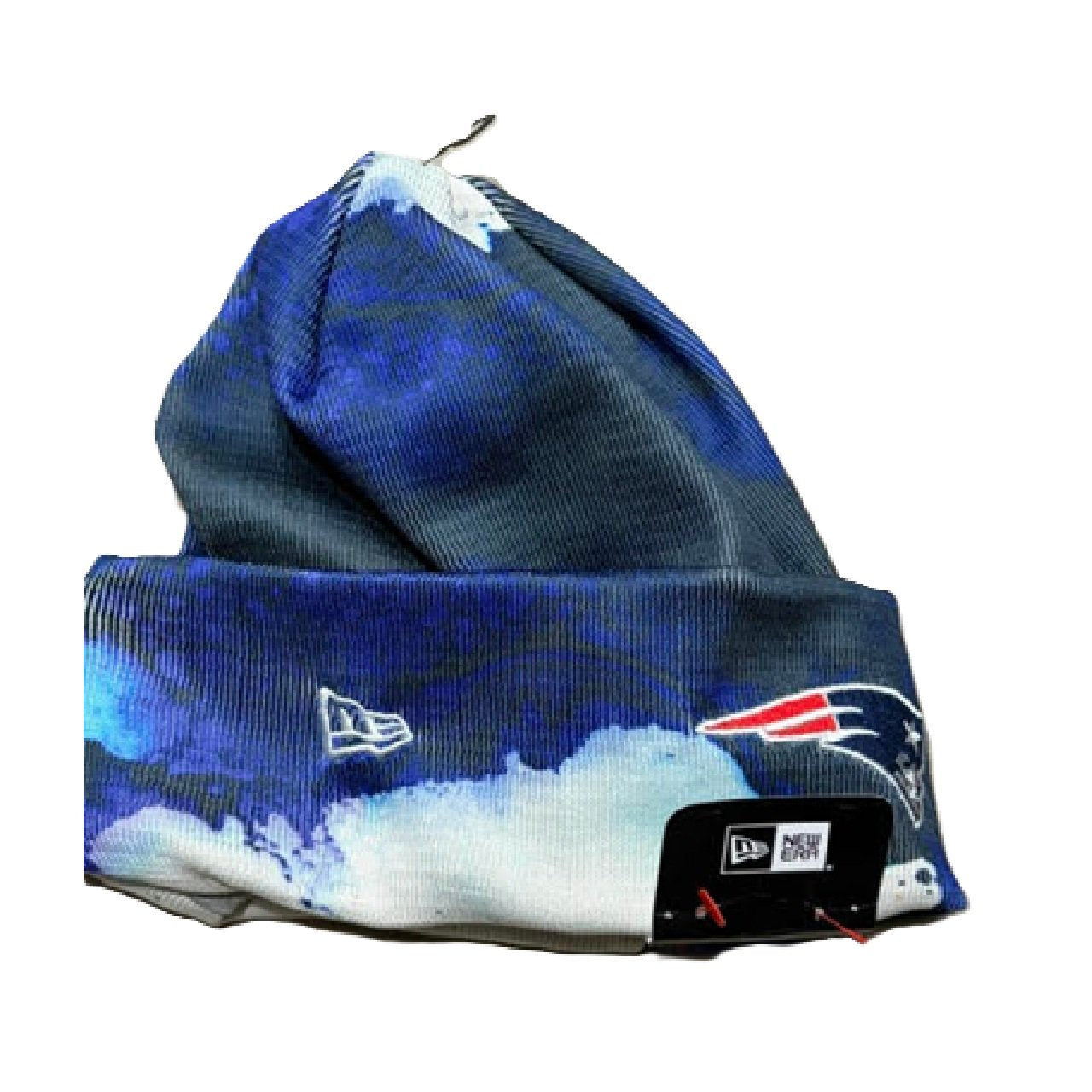 New Era Men's NFL Patriots Sideline Ink Dye Cuffed Knit Hat BM1