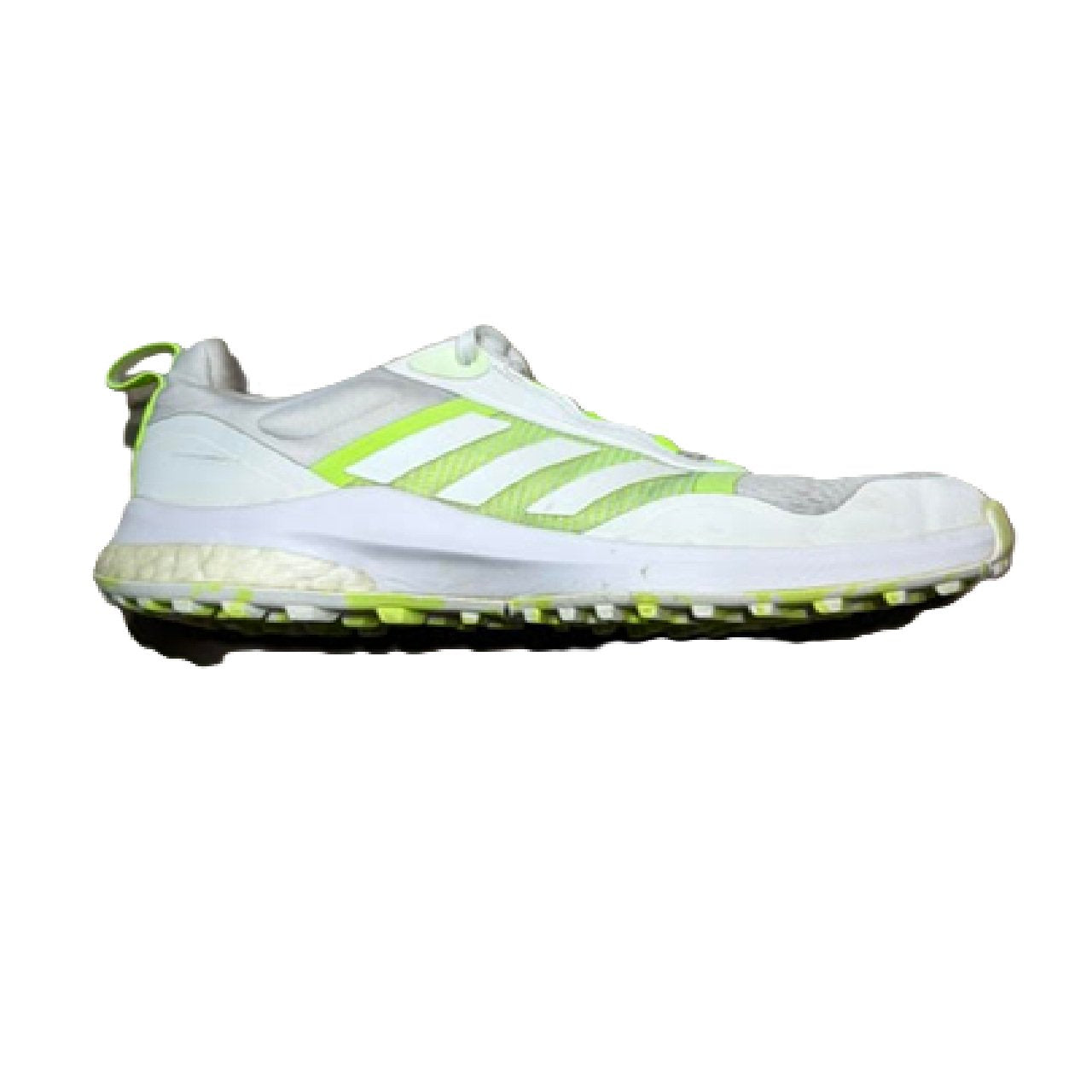 adidas Zoysia Spikeless Women's Golf Shoe US 7 Cloud White/Lucid Lemon-BM1