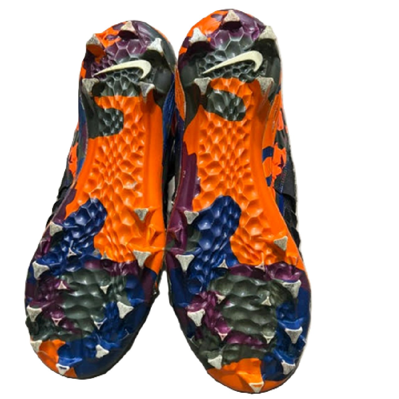 Nike Force Savage Elite 2 Football Cleats Black/Orange/Camo US 13 BM1