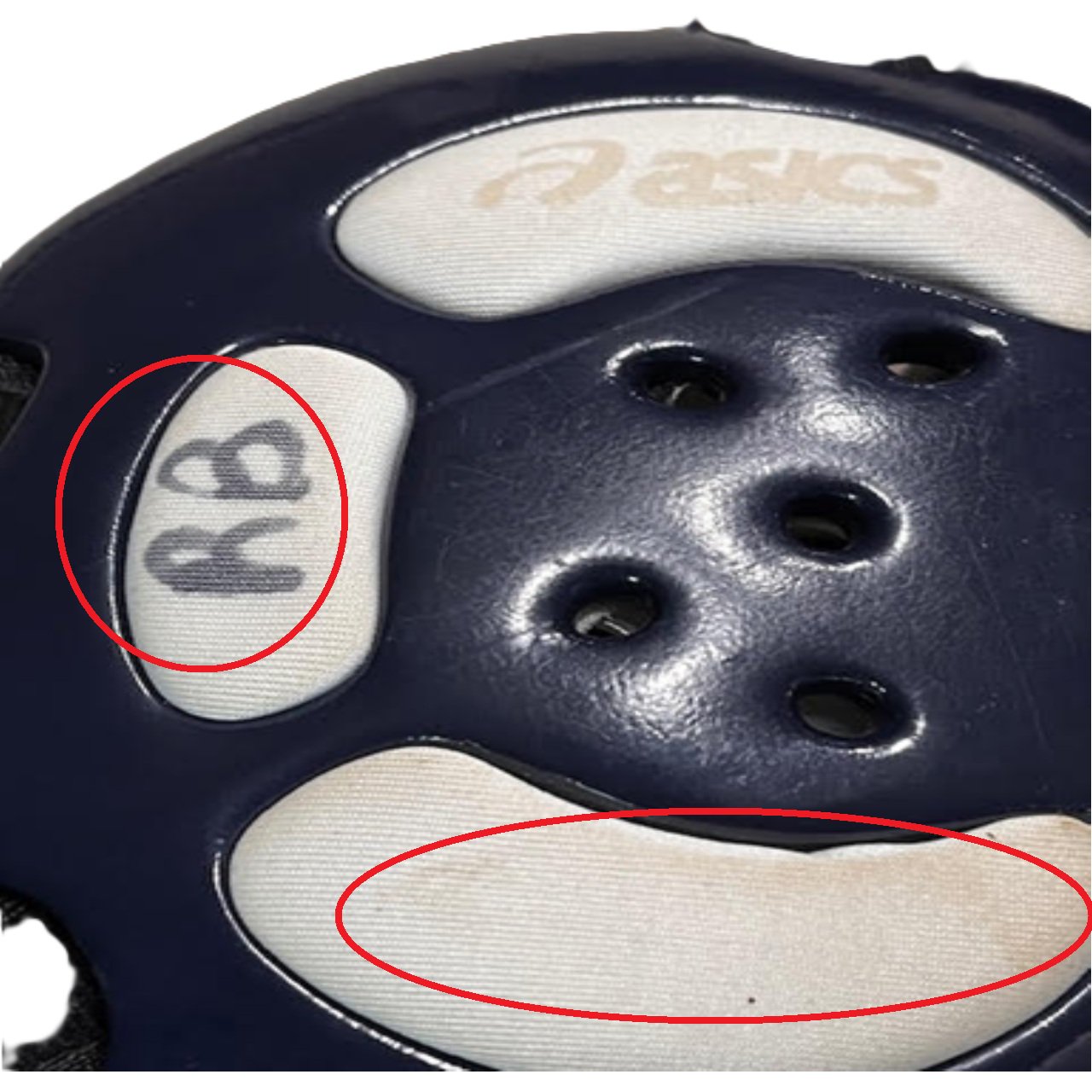Asics Agressor Wrestling Headgear-Adult-Navy BM1