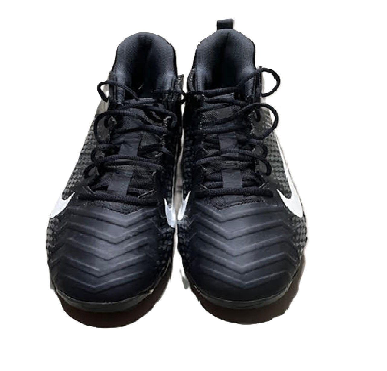 Nike Alpha Menace 2 Shark Football Cleats Men's 13 Wide Black BM1
