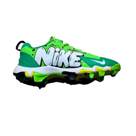 Nike Force Trout 9 Keystone GS Baseball Cleats Green Strike Youth Size 6Y BM1
