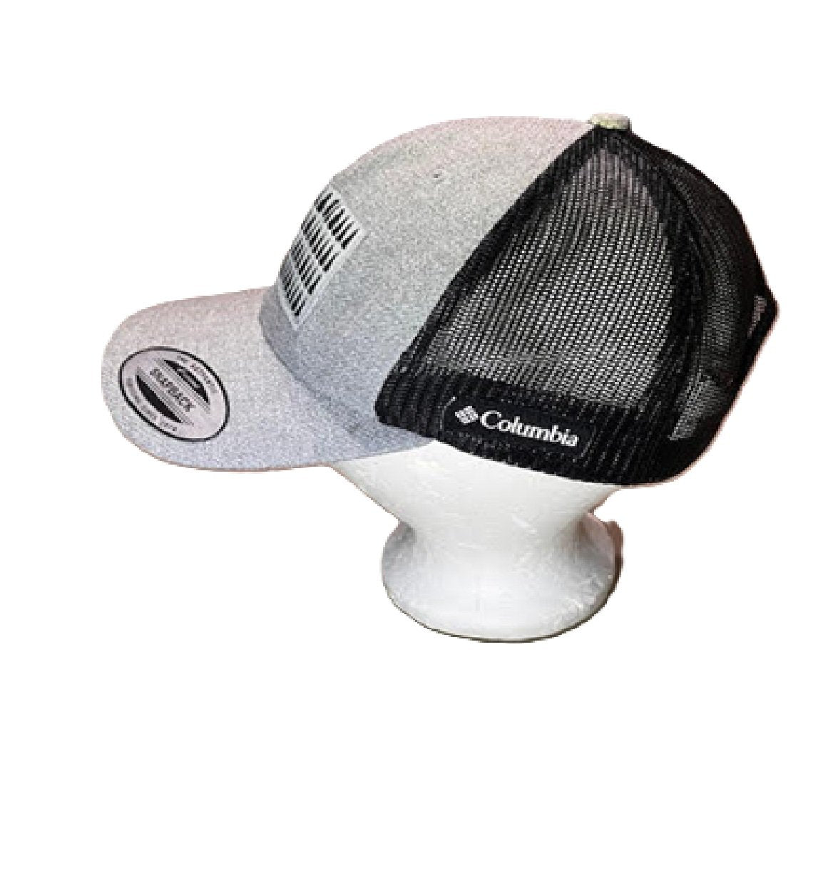 Columbia Tree Flag Trucker Style Snap Back hat Black-bm1