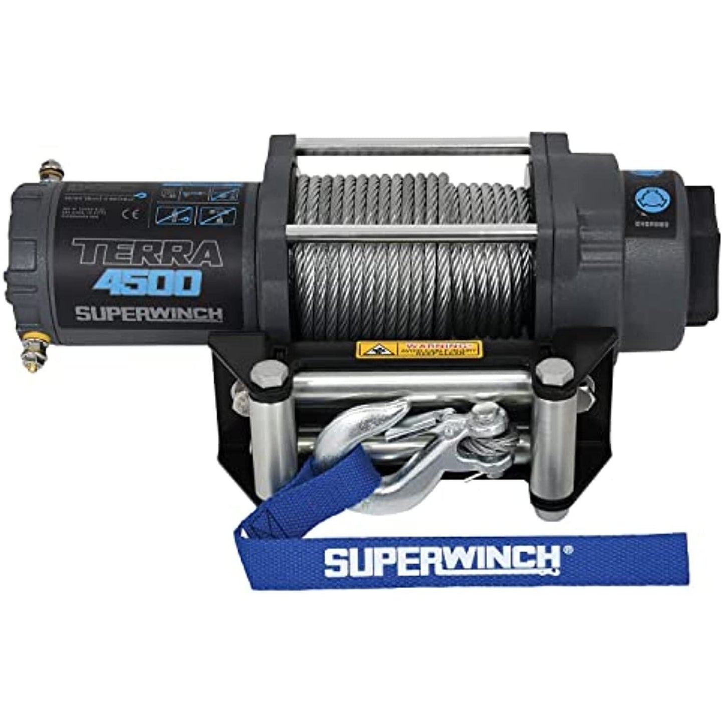 Superwinch 1145260 Terra 4500 Pound  Mounted ATV/UTV Winch