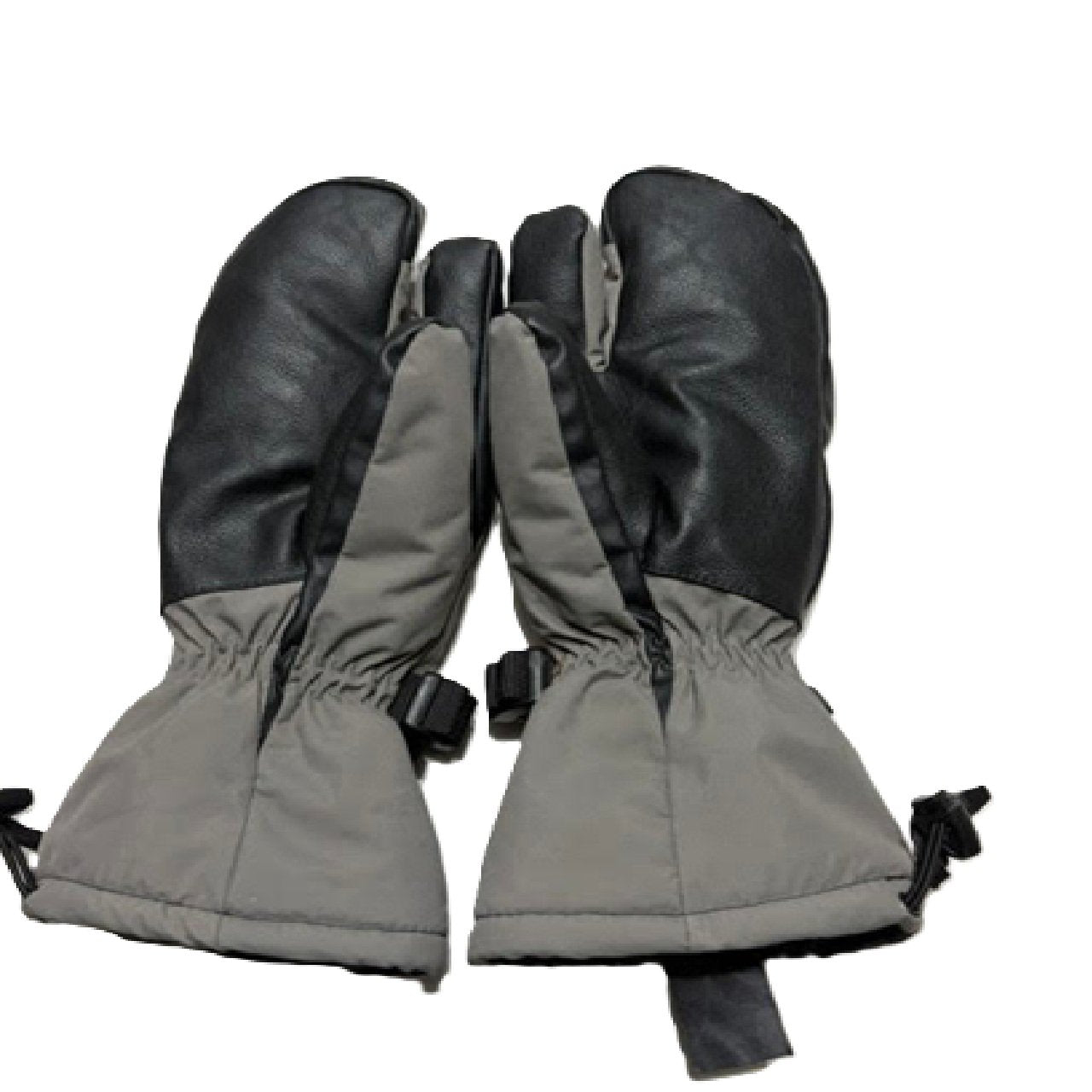Exski Waterproof 3-Finger Fan-Tex Ski / Snowboard Glove Size Women Large Grey BM1