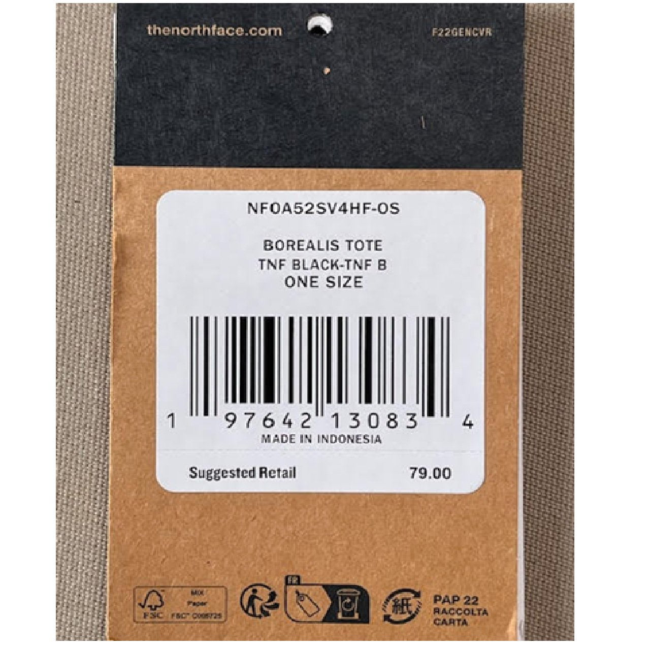 The North Face Borealis Tote Bag Black NWT