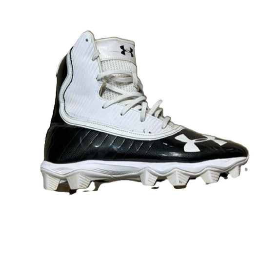 Under Armour Highlight RM Mid-Top Football Cleats US 8.5 Black White BM1