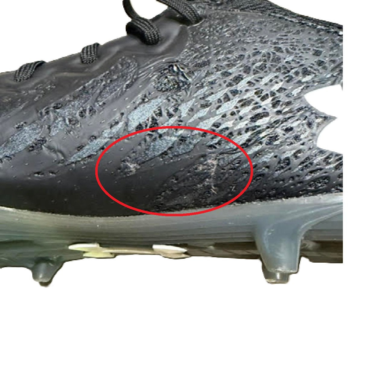 Under Armour Spotlight Select Mid MC Football Cleats Black US 14 BM1