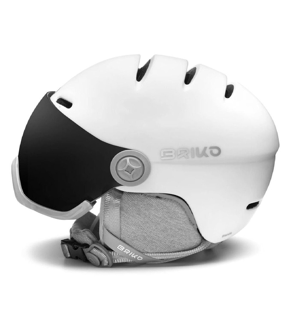Briko Blenda Visor Women's Ski/Snowboard Helmet White
