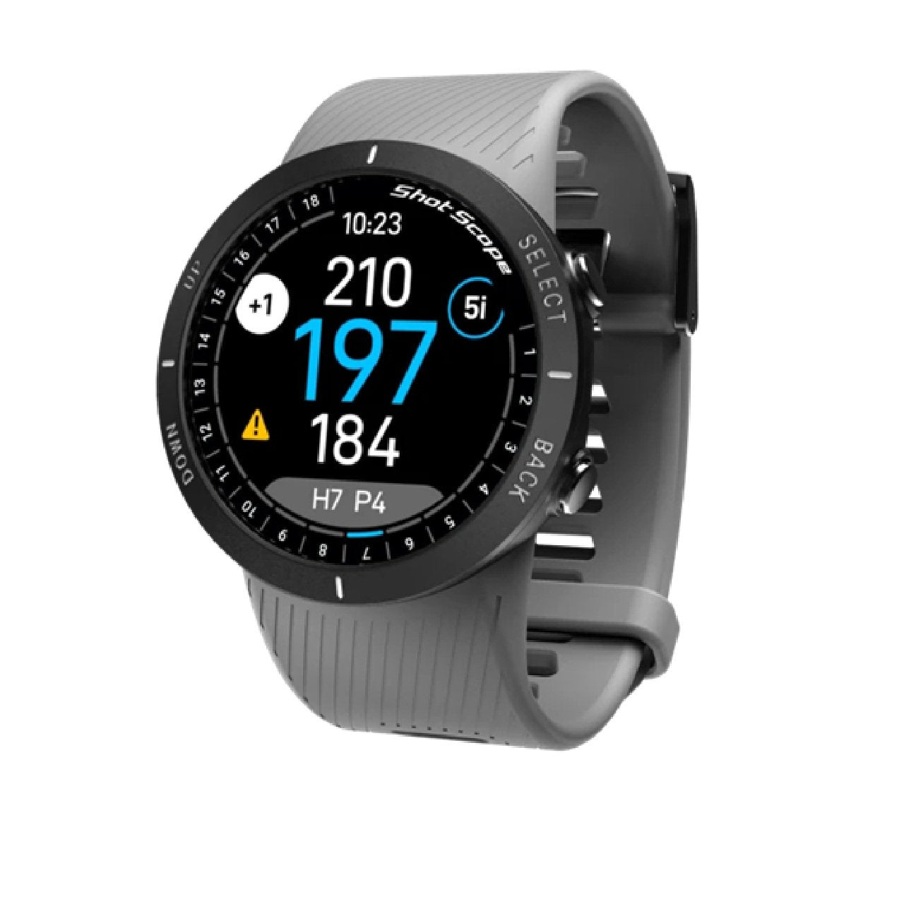 Shot Scope V5 GPS and Automatic Performance Tracking Golf Watch - Grey