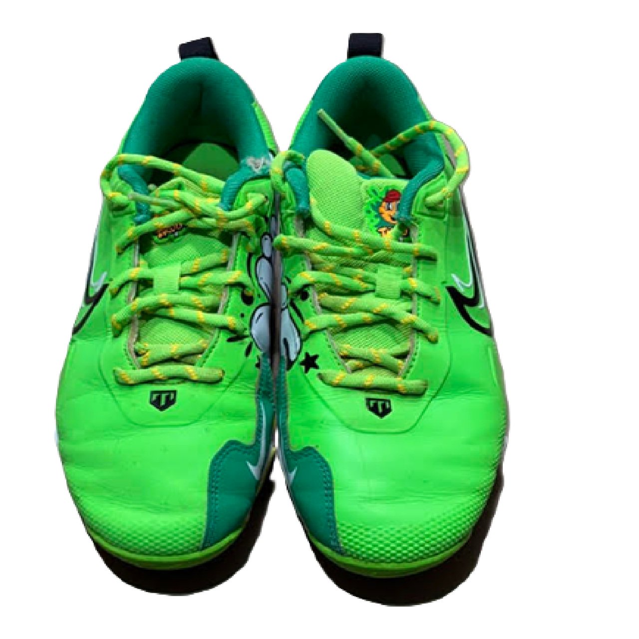 Nike Force Trout 9 Keystone GS Baseball Cleats Green Strike Youth Size 6Y BM1