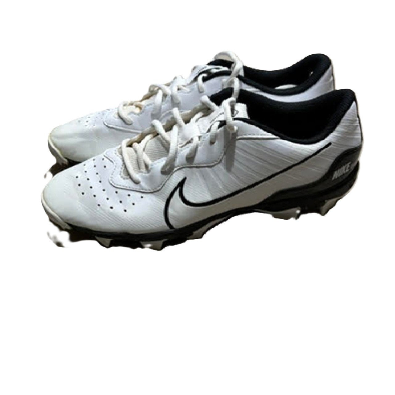 Nike Alpha Huarache 4 Keystone Men's Baseball Cleat US 8.5 White BM1