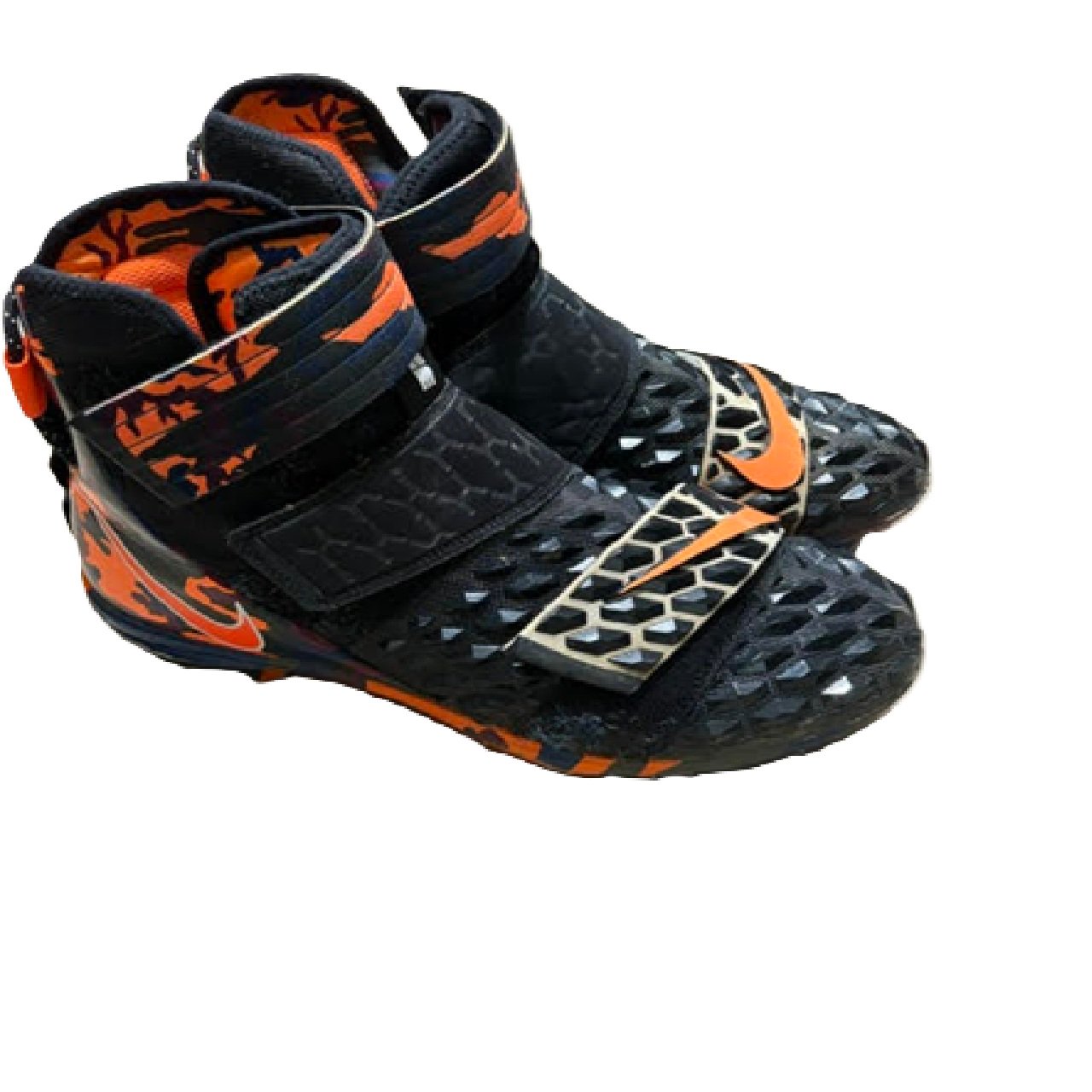 Nike Force Savage Elite 2 Football Cleats Black/Orange/Camo US 13 BM1