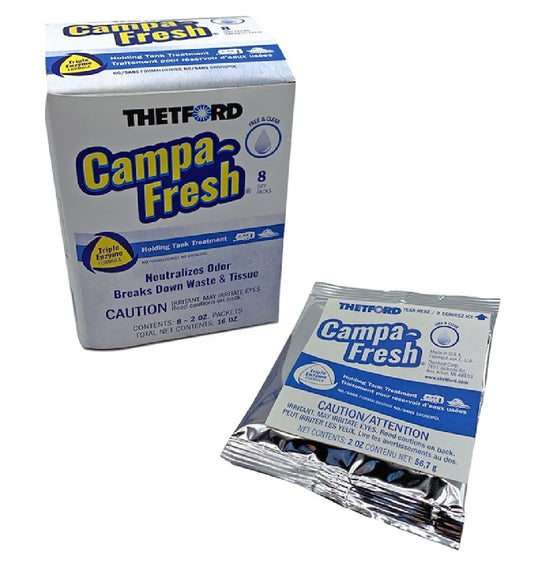 Thetford Campra-Fresh Waste Holding Tank Treatment 8 x 2oz Pack