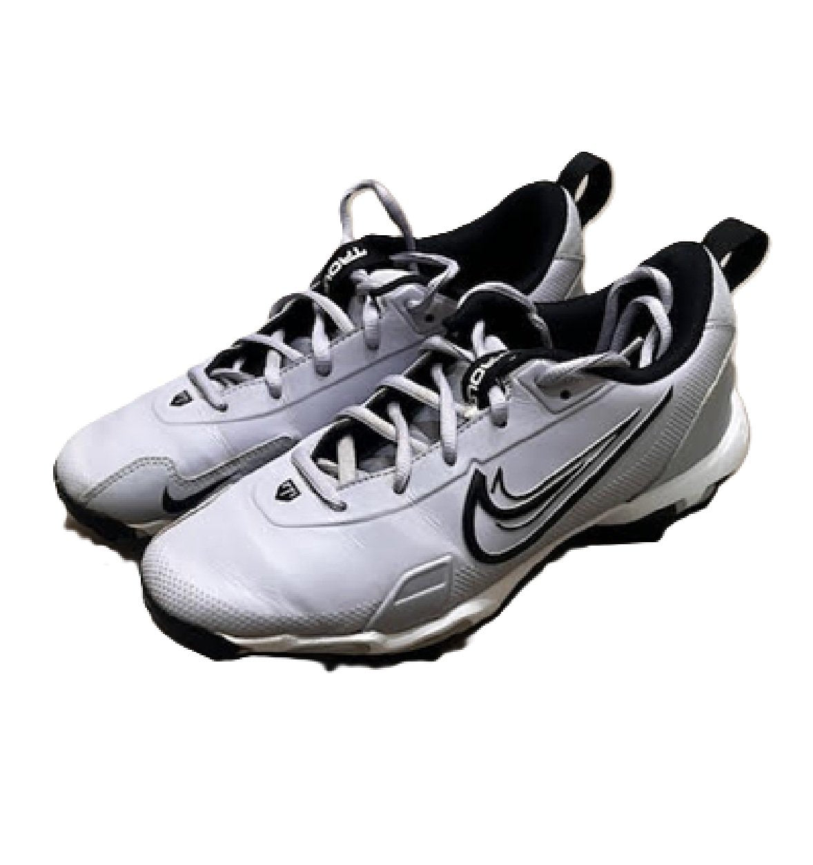 Nike Force Trout 9 Keystone GS Baseball Cleats-Gray size 6Y