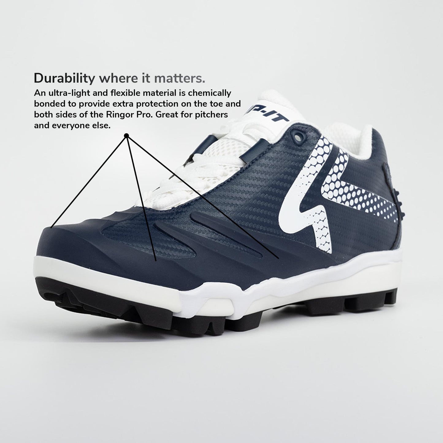 Ringor SwiftStep Pro TPU Softball Cleat Women's Navy