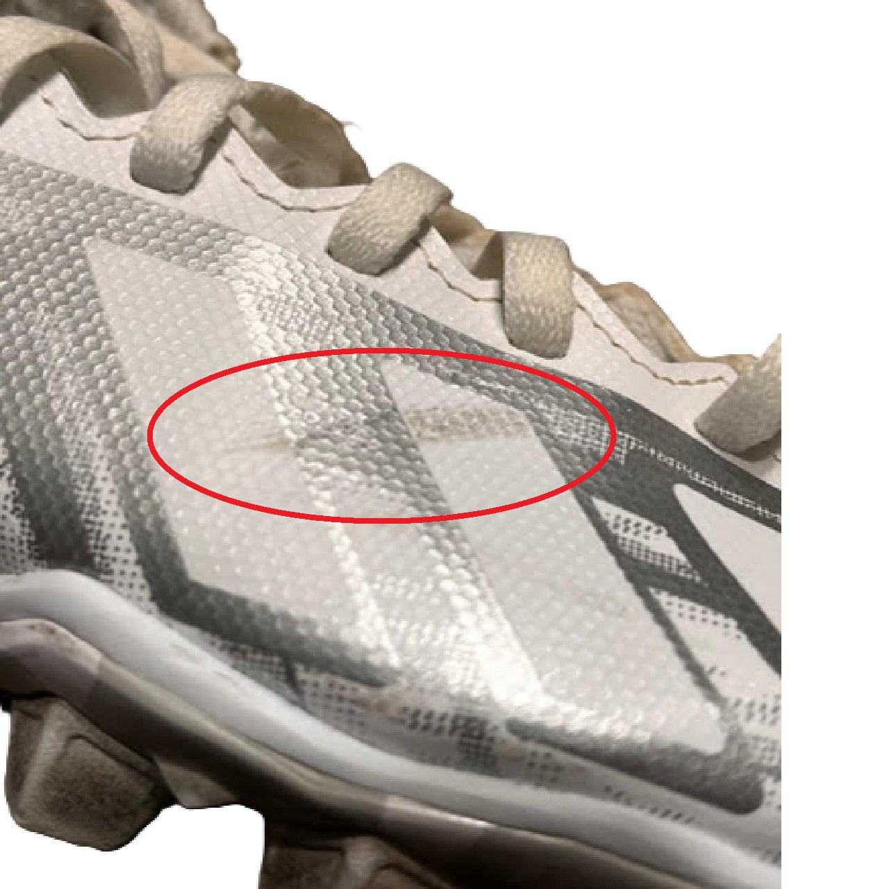 adidas Freak Spark MD J 23 Football Cleat White/Gray US 5 BM1
