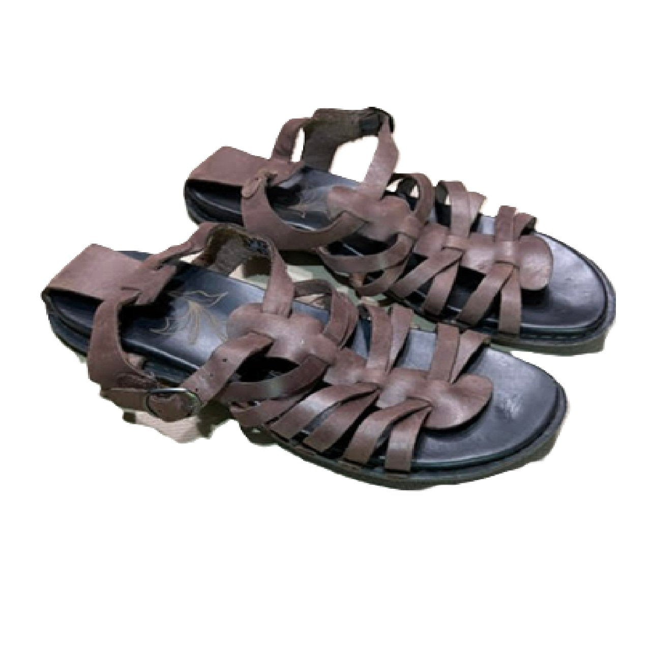 KEEN Alman Gladiator Women's Casual Leather Sandals Brown US 8.5