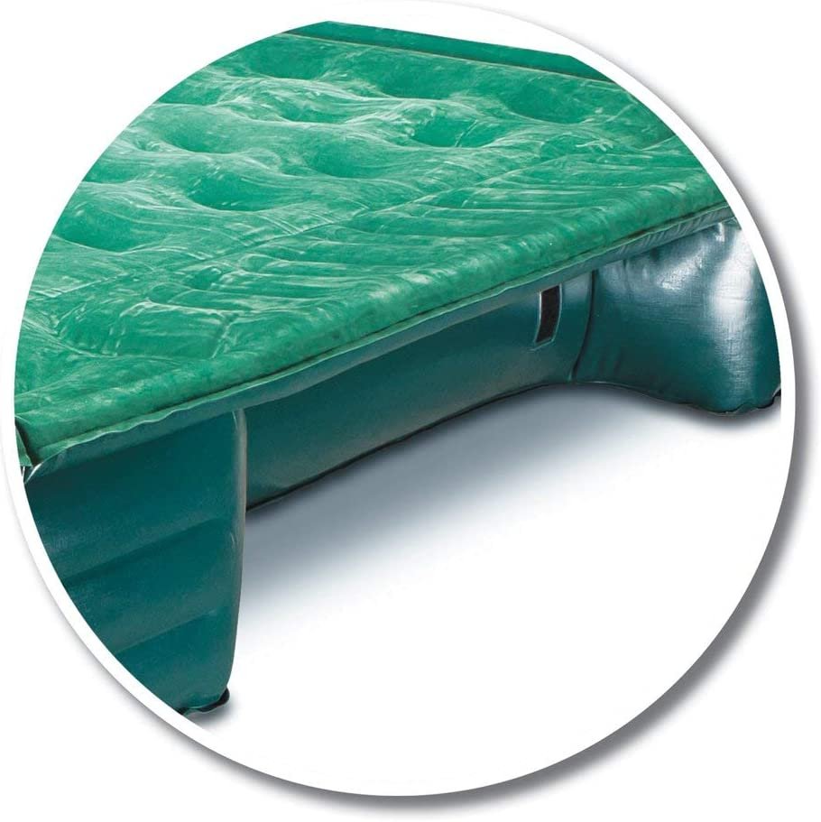 AirBedz Truck Bed Air Mattress Mid-Size 6'-6.5' Short , Green (72" x 55" x 12" Inflated)
