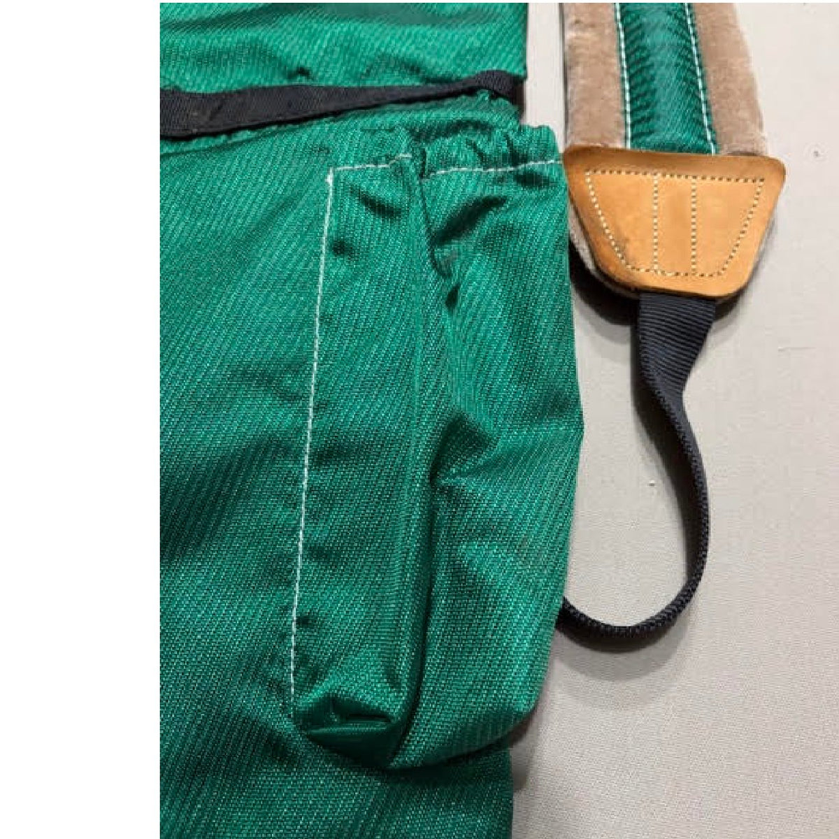 Vintage PING Moonlite Sunday Golf Bag Black Carry Pencil Bag Green BM1