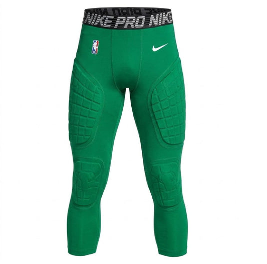 Nike Pro Hyperstrong NBA Padded 3/4 Compression Tights / Girdle green 3XL-T