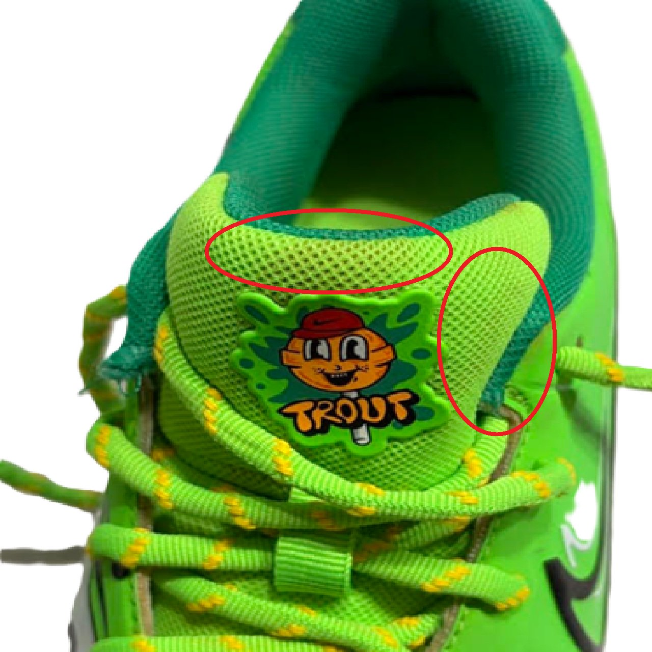 Nike Force Trout 9 Keystone GS Baseball Cleats Green Strike Youth Size 5.5Y BM1