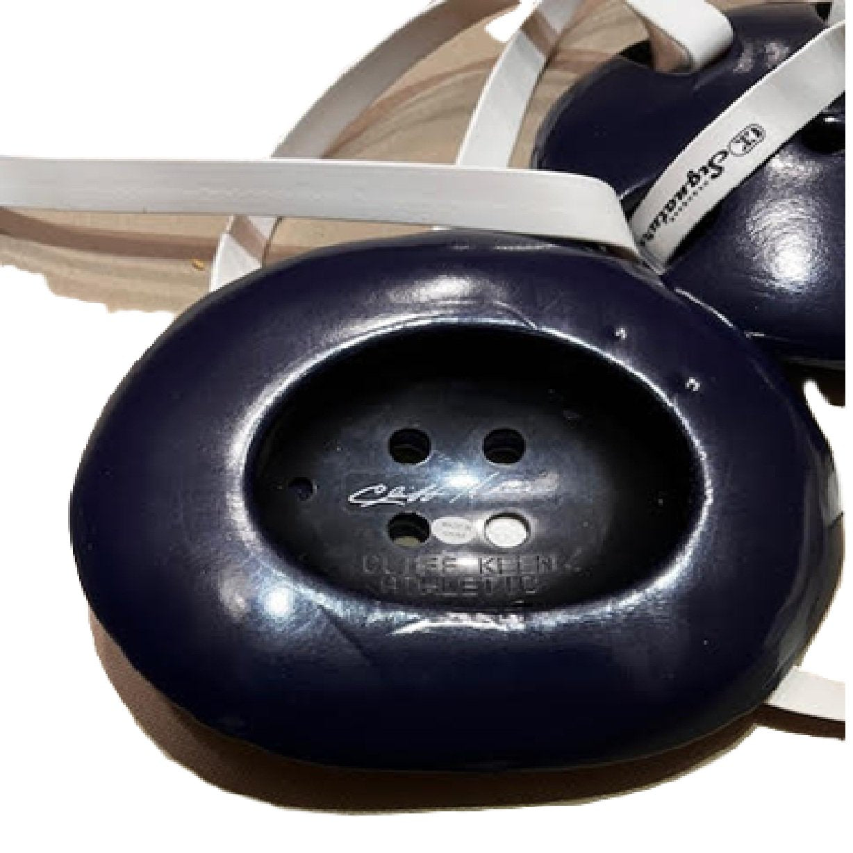 Cliff Keen Adults Signature 4-Strap Wrestling Headgear - Navy/White - Used