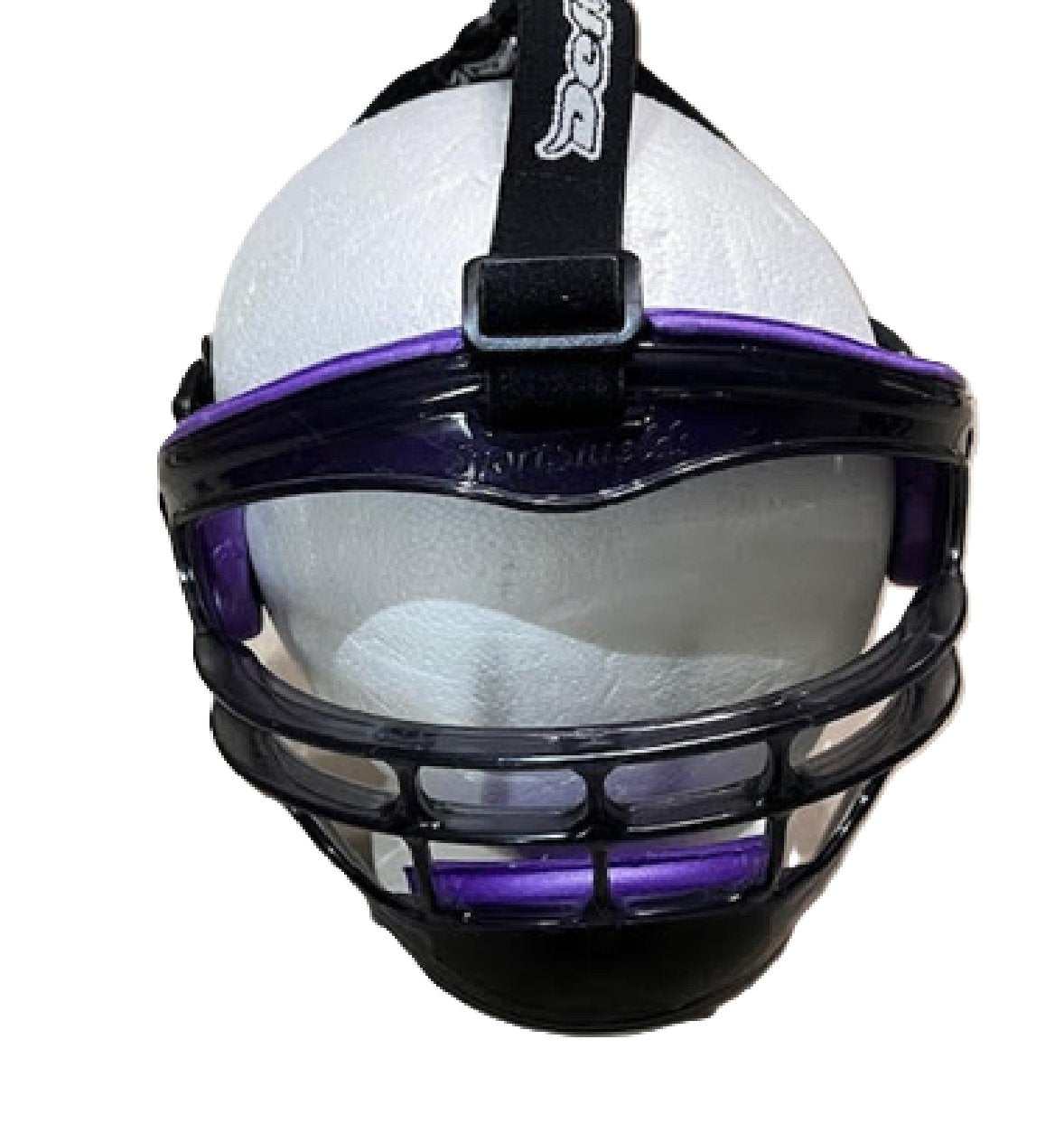 Sports Shield Defender Youth Softball Mask-Black/Purp-used