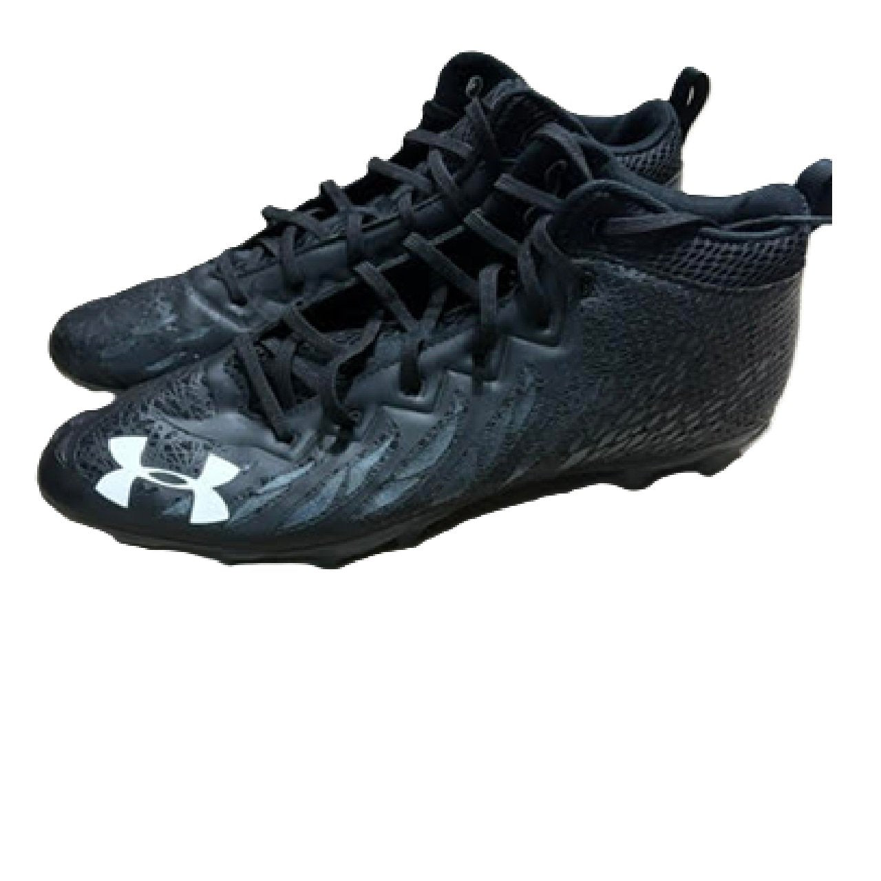 Under Armour Spotlight Select Mid MC Football Cleats Black US 14 BM1