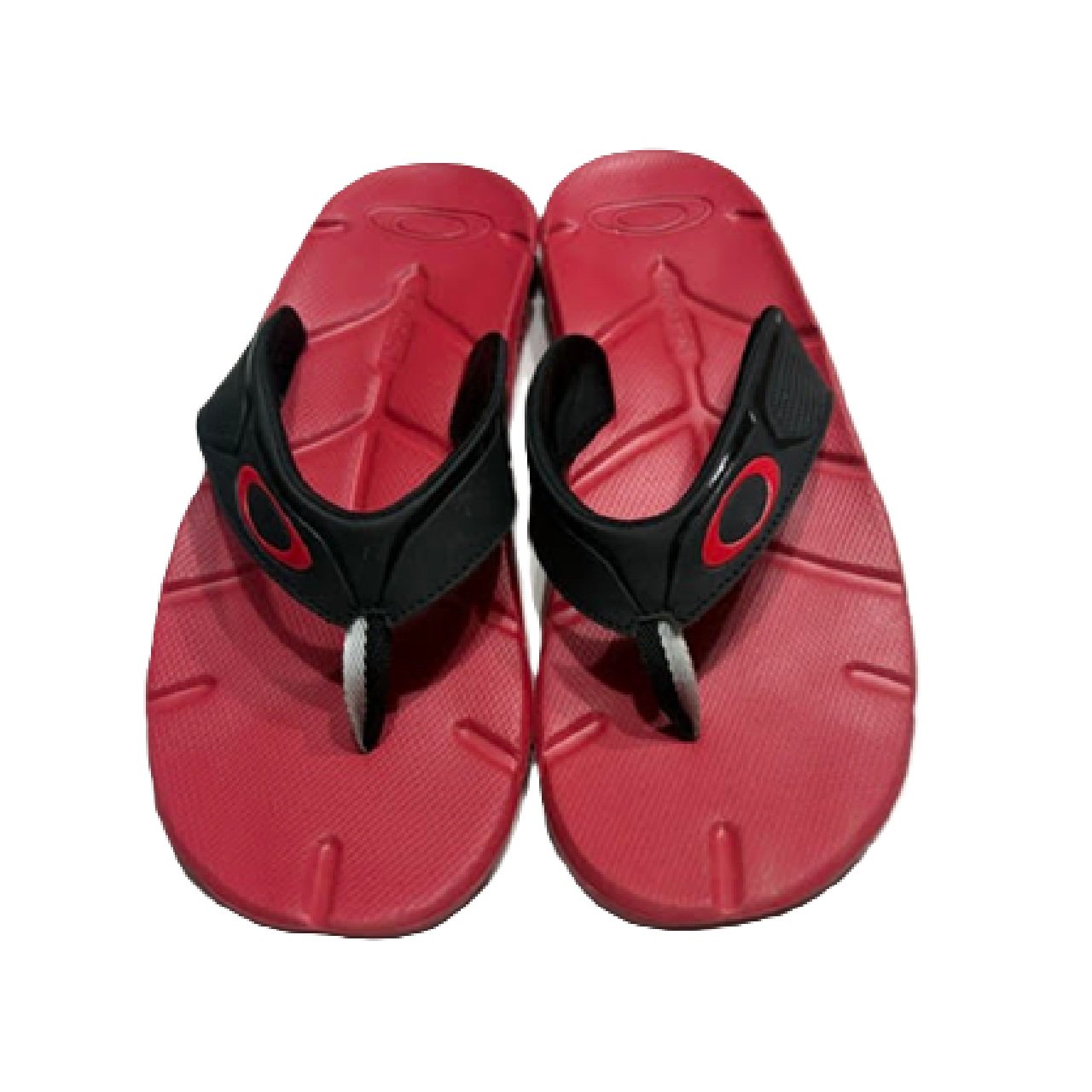 OAKLEY Factory Lite Sandal Thong Flip Flop Red Foam Summer Mens Size 11 BM1