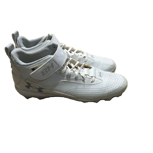 Under Armour Harper 7 Mid RM Baseball Cleat US 10.5 White BM1