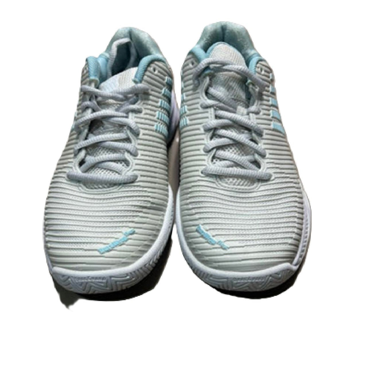 K-Swiss Women's Hypercourt Express 2 tennis shoe US 8  Vaporous Gray/White/Blue Glow BM1