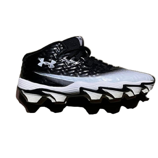 Under Armour Spotlight Hammer RM Jr Football Cleats 13K BM1