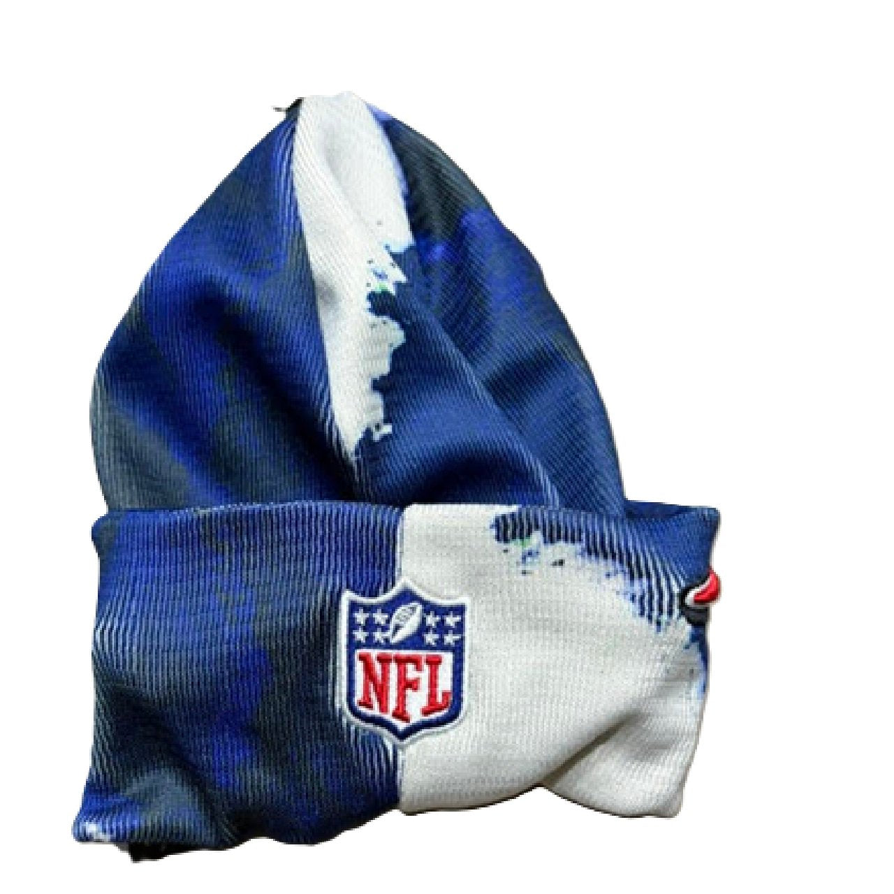 New Era Men's NFL Patriots Sideline Ink Dye Cuffed Knit Hat BM1